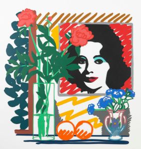 Still Life with Liz , 1992. Alkyd oil on cut-out steel ,72 x 96 inches © Estate of Tom Wesselmann/Licensed by VAGA, New York, NY
